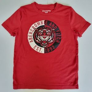 ♦️2/$25♦️Abercrombie Kids Boys Red Graphic Tee Size 5/6